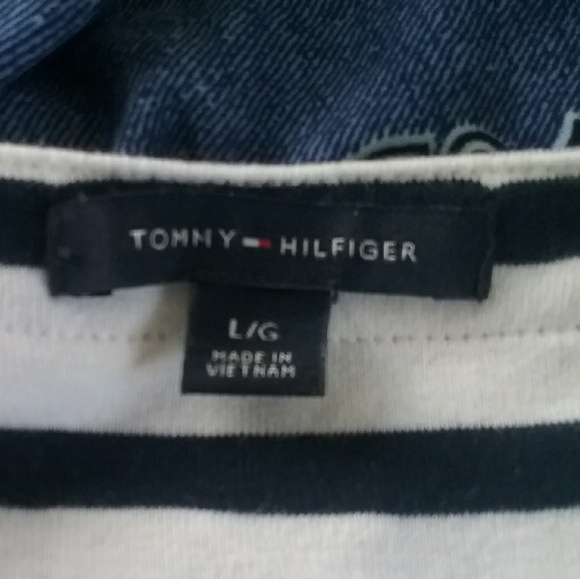 Tommy Hilfiger Stripe Red White and Blue Top - Picture 5 of 6